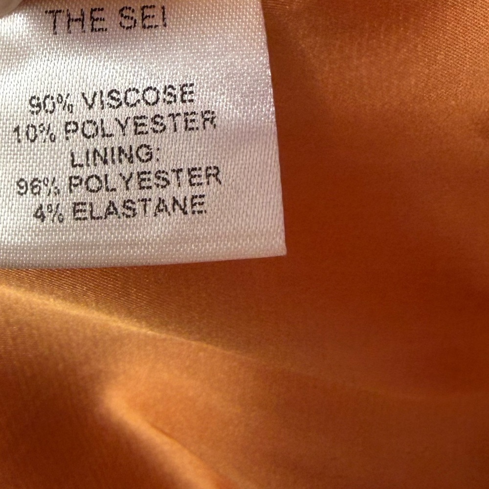 NWT the Sei Oversized One Button Blazer in Mustard Size 8 - Picture 8 of 9